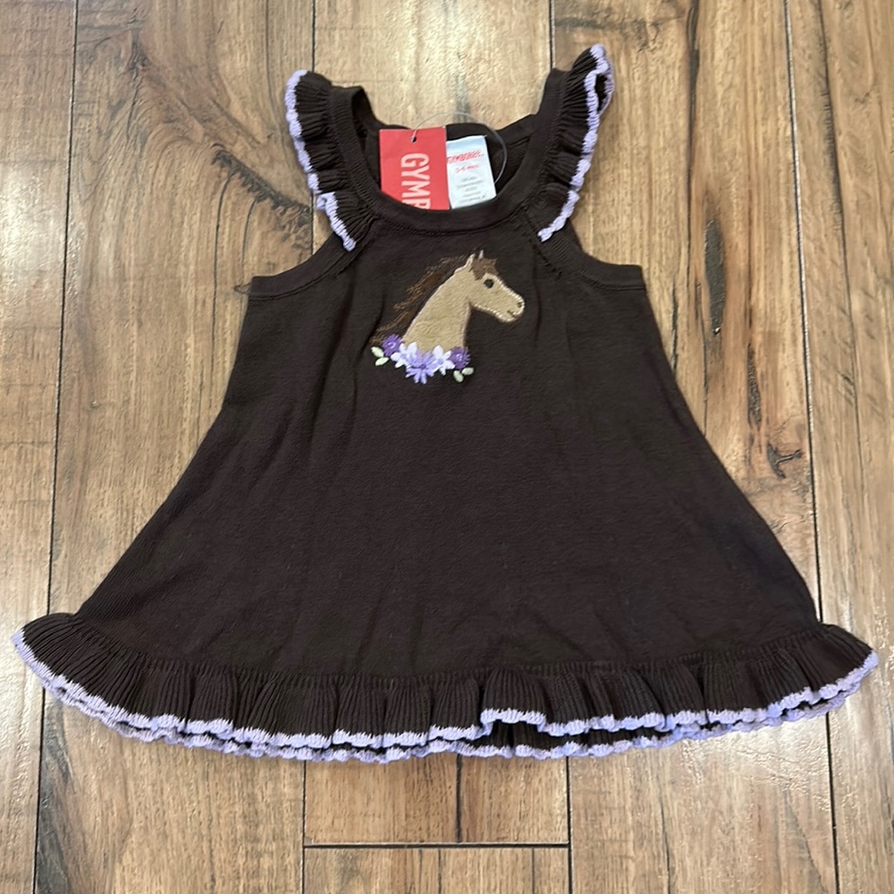 Gymboree NWT Cowgirl at Heart knit dress 3-6 months